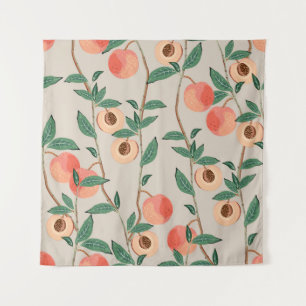 Tapiz Ramas de árboles de encurtido con hojas y frutos e