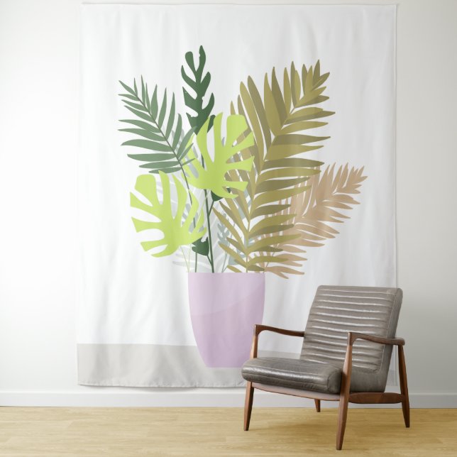 Tapiz Ramo tropical. (In situ)