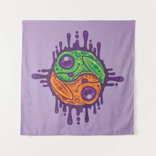 Tapiz Rana Trippy Drippy Yin Yang