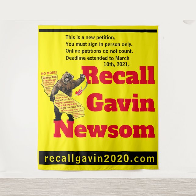 tapiz recallgavin2020 de 88x104 (Anverso)