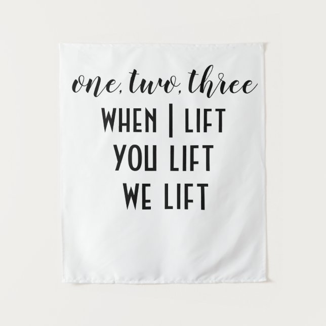 Tapiz Recordatorio de ayuda del elevador (Anverso)