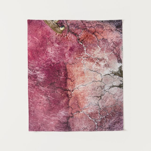 Tapiz Red and brown abstract painting (Anverso)