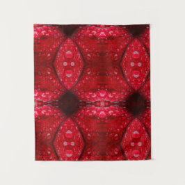 Tapiz Red Petunia Ikat