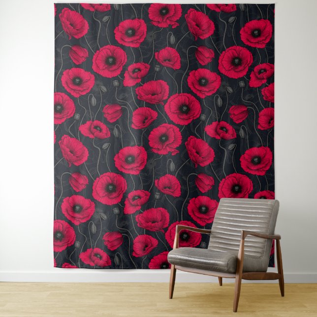 Tapiz Red Poppies (In situ)