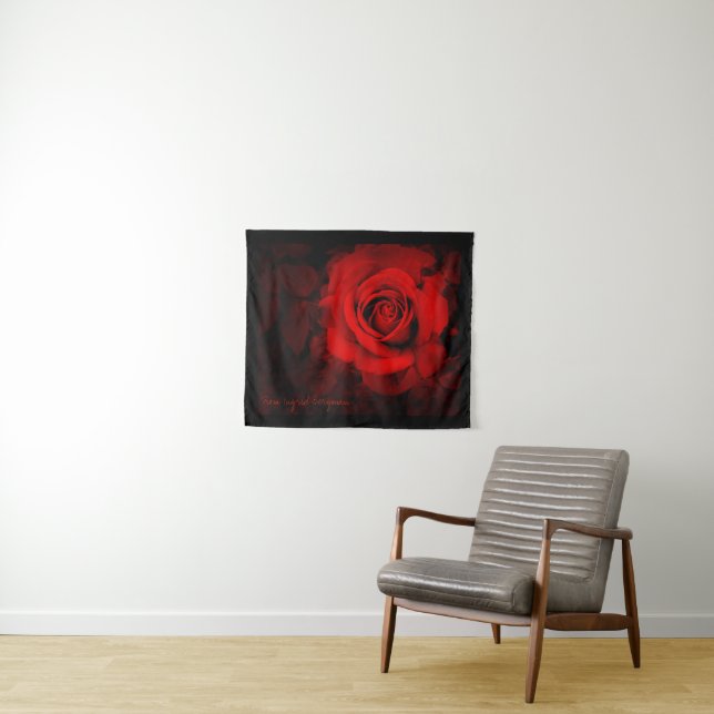 Tapiz Red Rose [Tapestry] (In situ (horizontal))