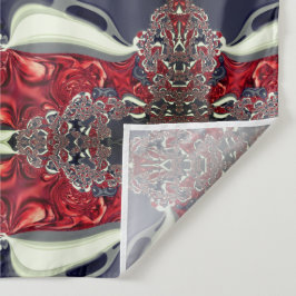 Tapiz Reflejar imagen generando forma repetida, sobre bl