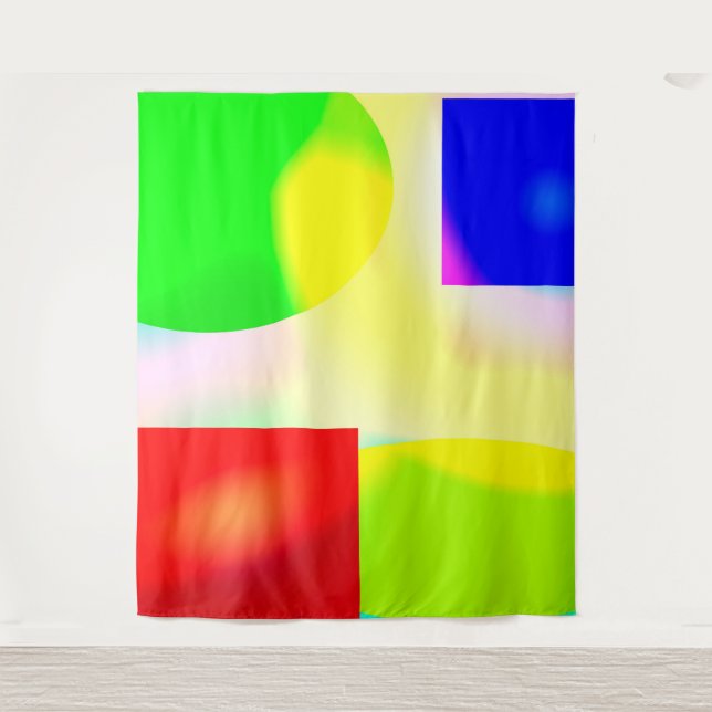 Tapiz Reflejo de arte pop (Anverso)