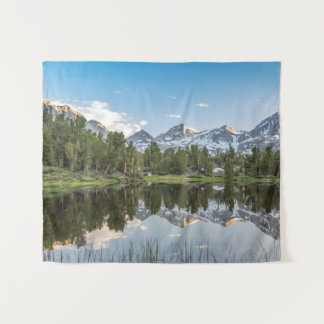 Tapiz Reflexión de espejo de los lagos high Sierra