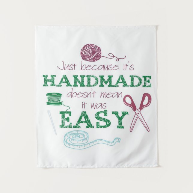 Tapiz Regalo Crochet Lover hecho a mano | Regalo perfect (Anverso)