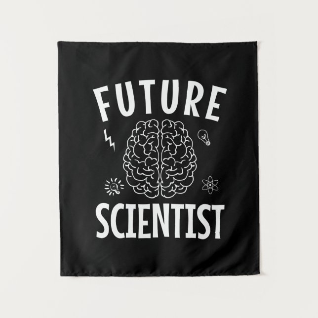 Tapiz Regalo de Cumpleaños | Futuro Científico (Anverso)