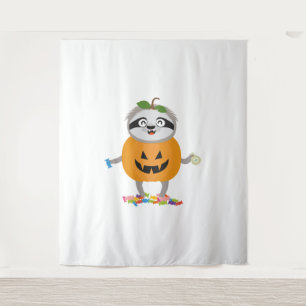 Tapiz Regalo de disfraces de calabaza para Halloween