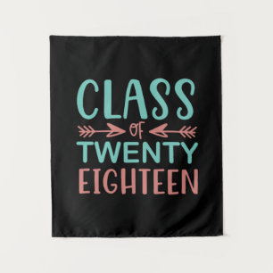 Tapiz Regalo de Graduación Clase de Veinte Dieciocho