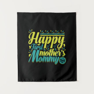 Tapiz Regalo de madre feliz primer día de mamá