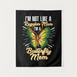Tapiz Regalo de mamá mariposa, regalo de cumpleaños de m