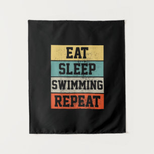 Tapiz Regalo De Natación En Nadador