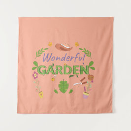 Tapiz Regalo Divertido para Amantes de las Plantas y Muj