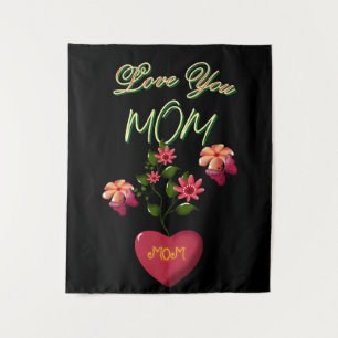 Tapiz Regalo floral personalizado y hecho a medida para 