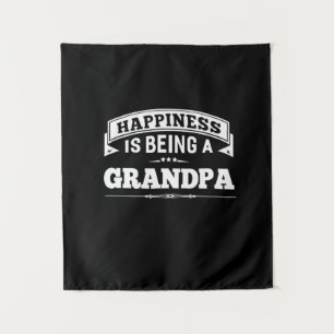 Tapiz Regalo para abuelo La felicidad es ser un abuelo