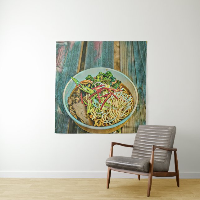 Tapiz regalo para amantes del ramen (In situ)