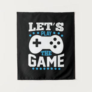Tapiz Regalo para Jugadores Vamos a Jugar al Juego