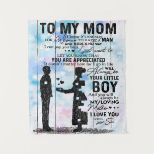 Tapiz Regalo para mamá A Mi Madre Mejor Regalo