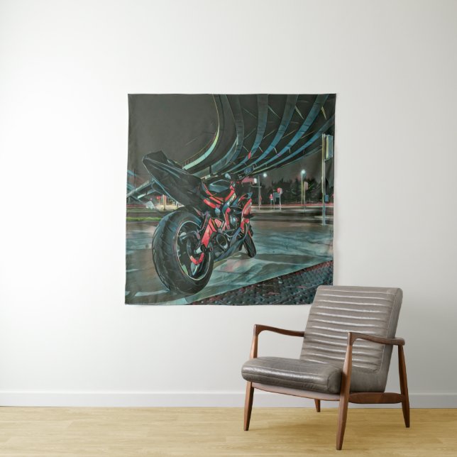 Tapiz regalos de motocicleta para novio (In situ)