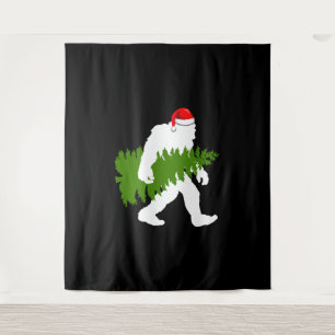 Tapiz Regalos de Navidades divertidos de BigFoot Santa C
