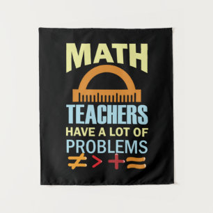 Tapiz Regalos Maestros Maestros Math tienen muchos probl