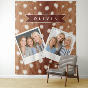 Tapiz Regalos personalizados con estampado de ciervo est