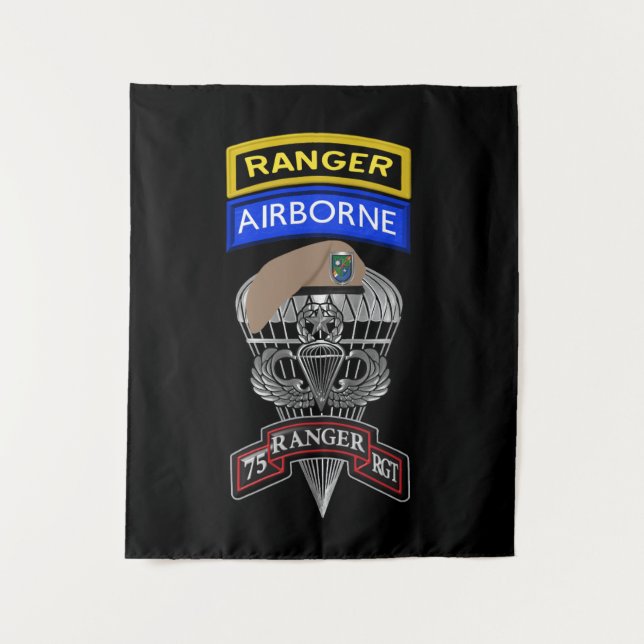 Tapiz Regimiento Ranger 75  (Anverso)