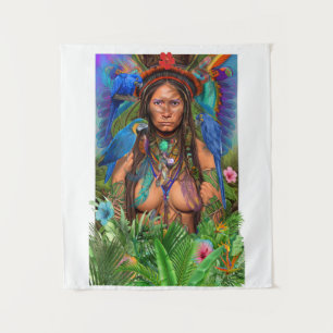 Tapiz Reina del colibrí azul