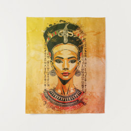 Tapiz Reina Regia de Egipto – Arte Neo-Faraónico Moderno