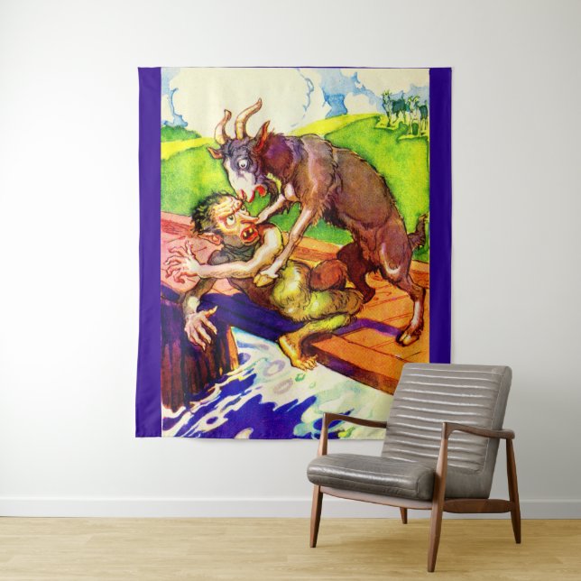 Tapiz rencor de cabra y troll (In situ)