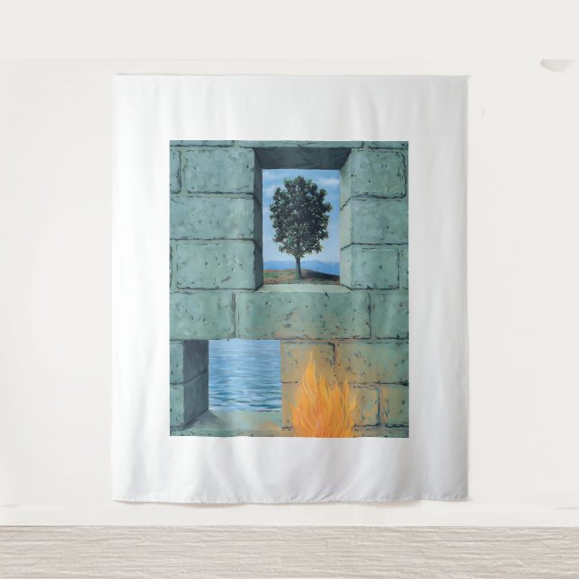 Tapiz Rene Magritte art painting (Anverso)