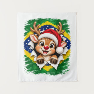 Tapiz Reno de Navidad Brasileño