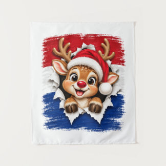 Tapiz Reno de Navidad Holandés