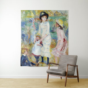 Tapiz Renoir - Niños en la costa, Guernsey