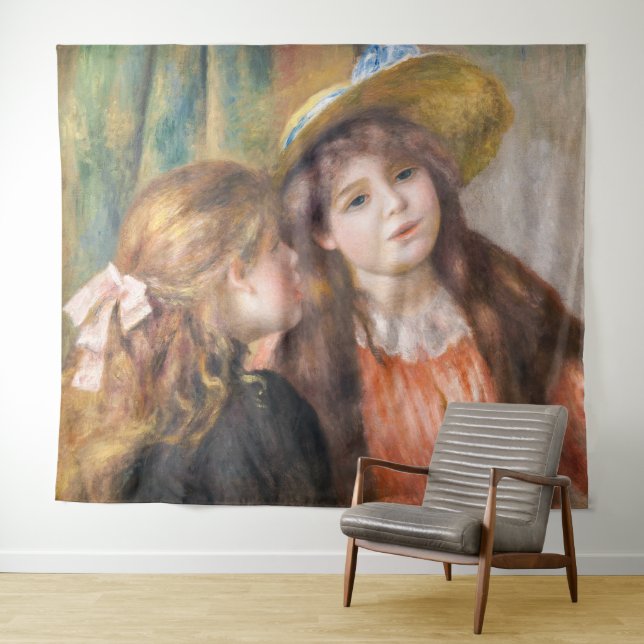 Tapiz Renoir - Retrato de dos niñas pequeñas (In situ (horizontal))