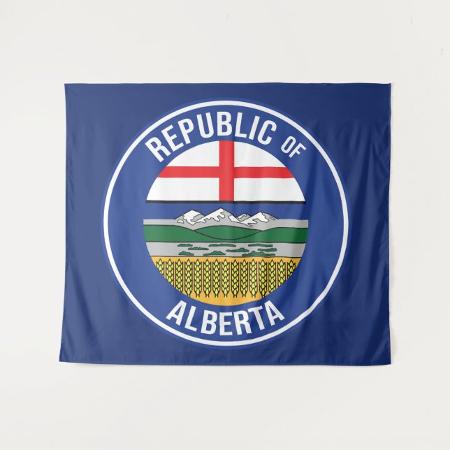Tapiz República de Alberta WEXIT (Anverso (horizontal))
