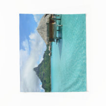 Resort en la isla tropical de Bora Bora