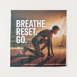 Tapiz Respira. Restablece. Ve.