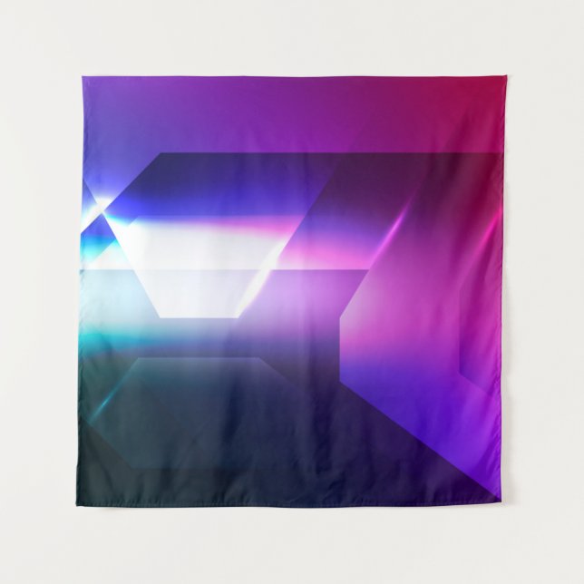 Tapiz Resumen abstracto de la forma exagerada abstracto, (Anverso)