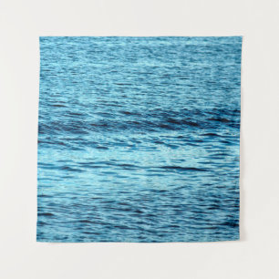 Tapiz Resumen abstracto de la ola de agua azul, acua,