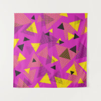Resumen arte moderno triángulos negro morado