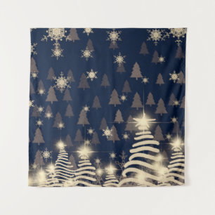 Tapiz Resumen de copos de nieve. 2.º ilustracion. Santís