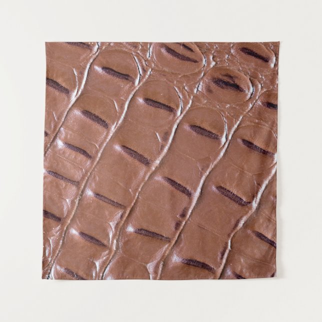 Tapiz Resumen de fondo texturizado de cuero de cocodrilo (Anverso)