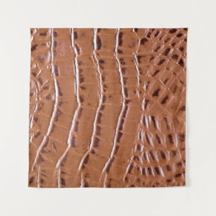 Tapiz Resumen de fondo texturizado de cuero de cocodrilo