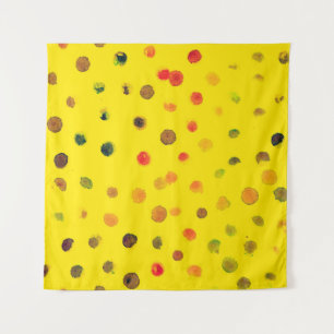 Tapiz Resumen de imágenes dibujadas a mano con puntos mu