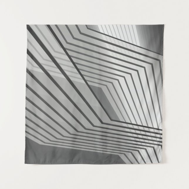 Tapiz Resumen de la arquitectura futurista de fondo 3d i (Anverso)