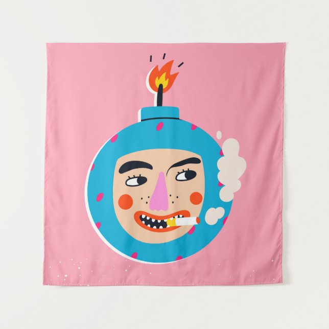 Tapiz Resumen de la cara de boom (Anverso)